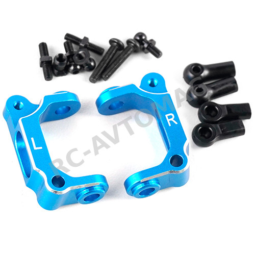 С-хабы Yeah Racing (#TACC-008BU) Aluminum C Hub Blue For Tamiya CC-01