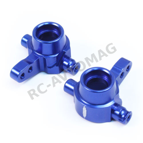 Кулаки поворотные Yeah Racing Aluminum Knuckle Arm Set/Steering Blocks (0 degree) (DB) for Traxxas Slash 4x4 SCR RTR