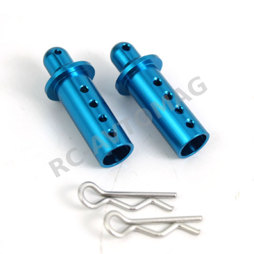 Крепление кузова Yeah Racing (#YA-0202BU) Aluminum Extension Body Post (BU)