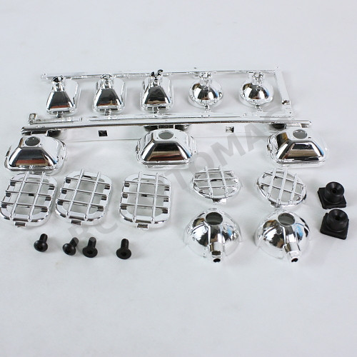 Сонары Yeah Racing (#YA-0249SV) Body Accessories - Roof Mounted Light Bar