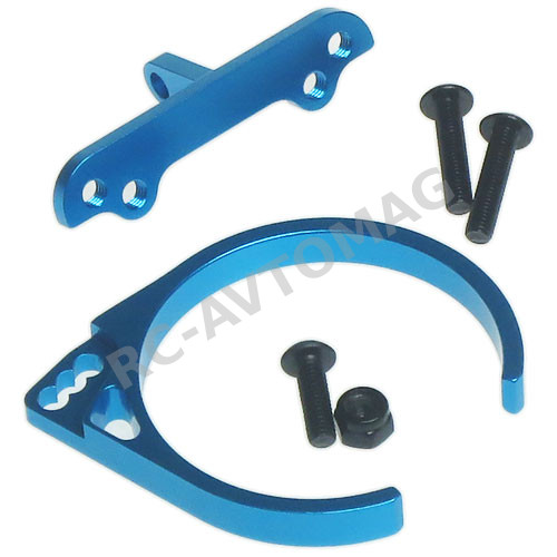 Крепление вентилятора Yeah Racing (#YA-0328BU) Aluminum Light Weight 540 Motor Adjustable Heat Sink Fan Mount Fit 30mm/40mm Fan Blue